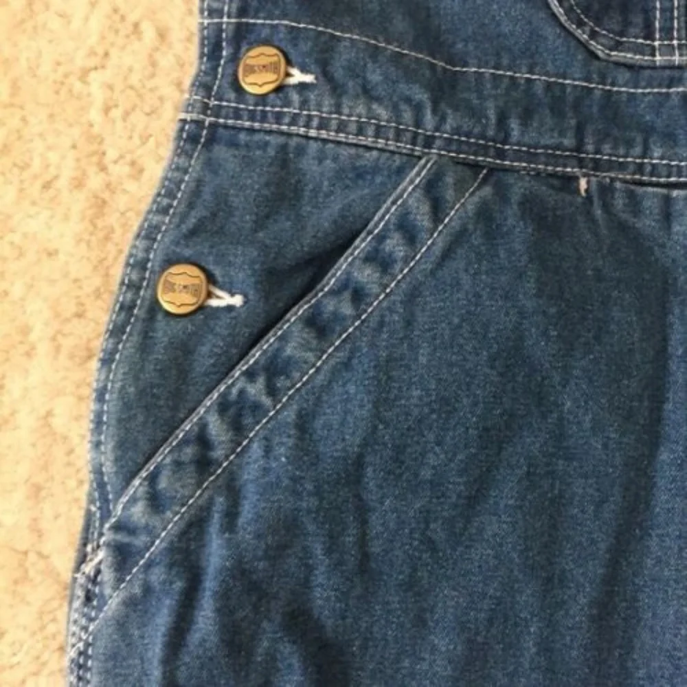 Vintage Big Smith Carpenter Bib Denim Jean Overall - Picture 7 of 9